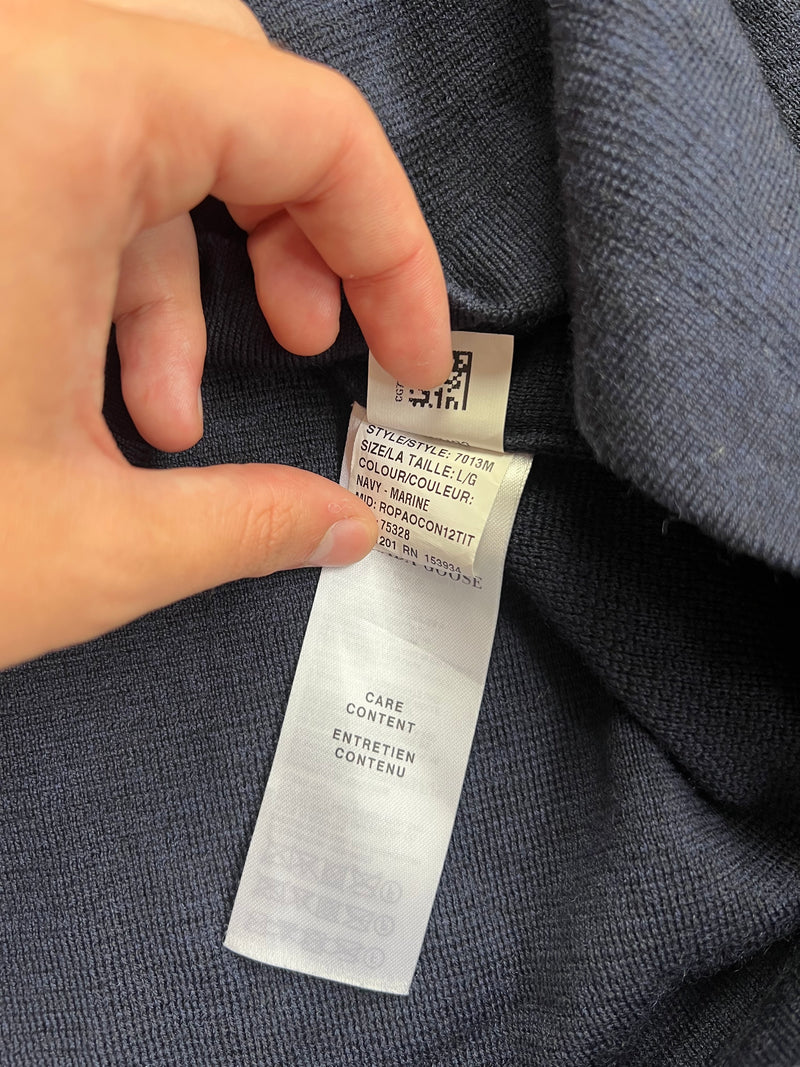 Canada goose navy blue Stormont 1/4 zip sweater