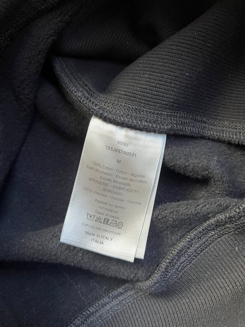 Dior x Kenny scharf cd embroidered black jumper