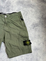 Stone island 2020 khaki cargo shorts