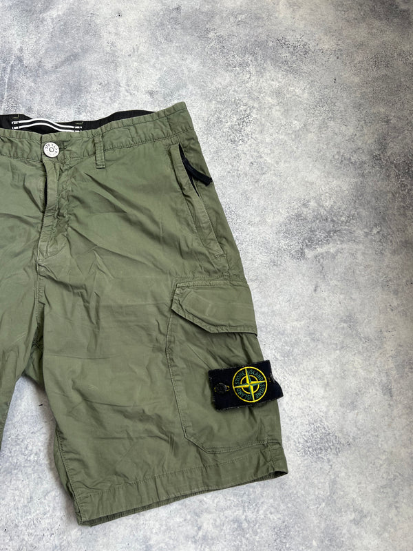 Stone island 2020 khaki cargo shorts
