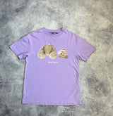 Palm angels lilac bear tee