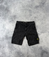 Stone island SS22 black cargo shorts