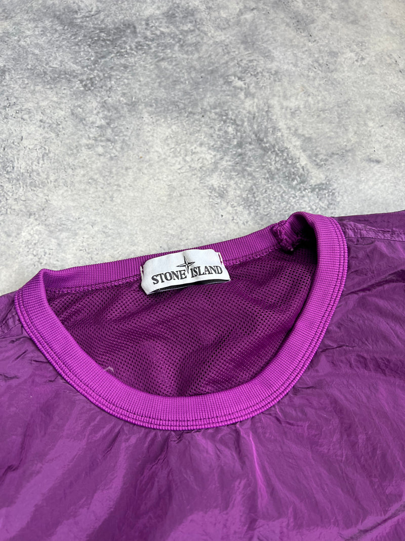 Stone island 2018 purple nylon jumper