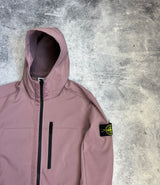 Stone island 2018 dusty rose soft shell-r jacket