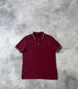 Prada burgundy polo shirt