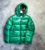 Moncler ecrins green jacket