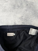 Moncler navy large logo swim shorts