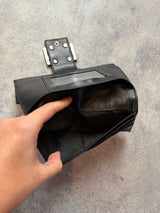 Fendi vintage black zucchino canvas long wallet