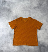 Dior oblique orange towel tee