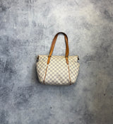 Louis Vuitton vintage white Damier azure totally PM