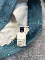 Louis Vuitton blue 2054 monogram hoodie