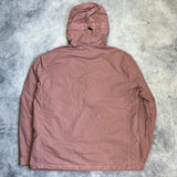 CP company flatt nylon pullover jacket with micro lens