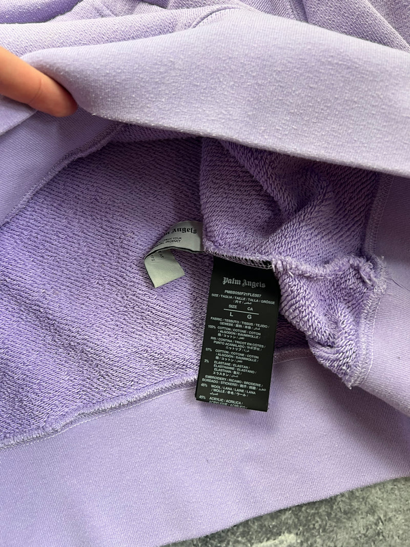 Palm angels lilac kill the bear hoodie