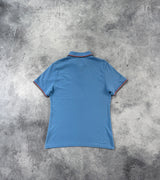 Moncler baby blue polo shirt