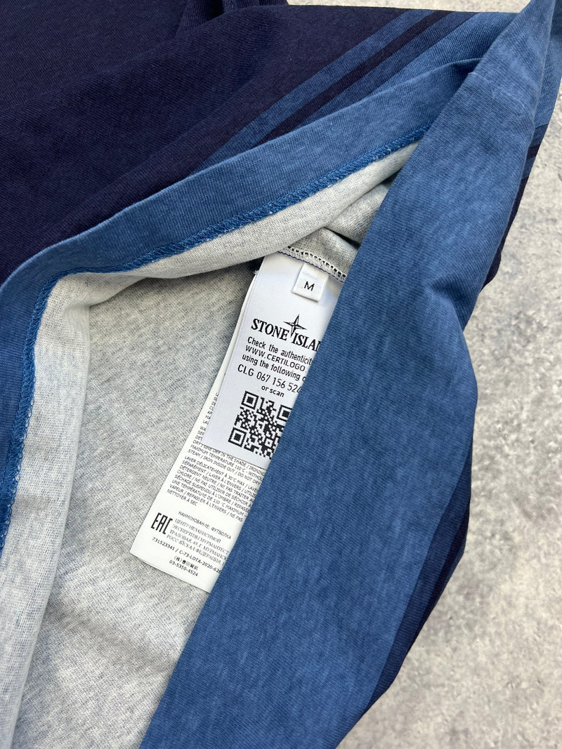 Stone island 2020 navy blue compass tee