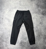 Stone island black cargo trousers