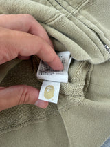 Bape beige shark full zip hoodie