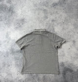 Stone island grey polo shirt
