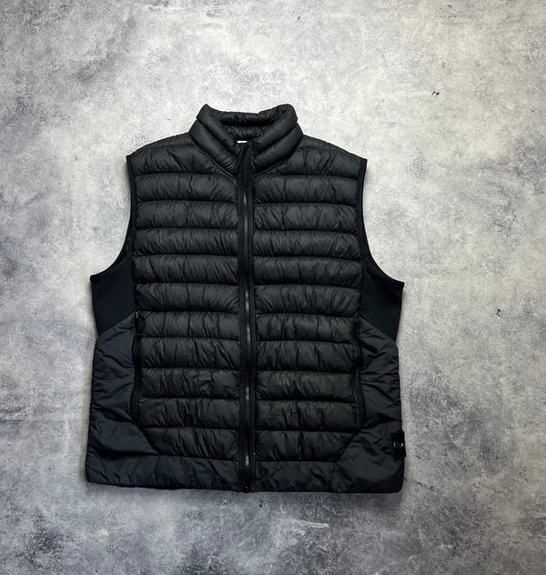 Stone island 2017 black micro yarn down gilet