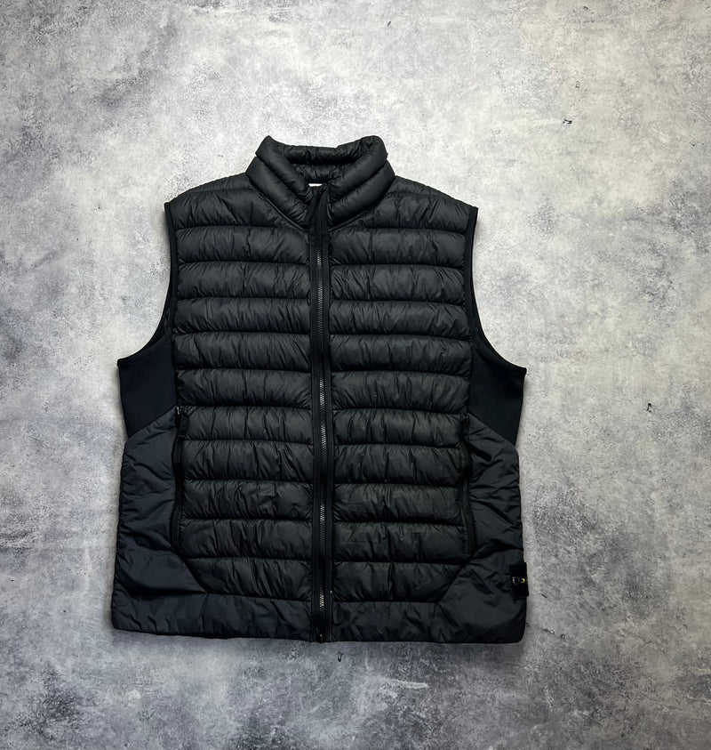 Stone island 2017 black micro yarn down gilet