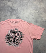 Stone island 2023 pink graphic tee