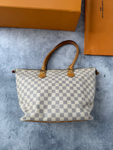Louis Vuitton Damier Azur canvas saleya tote bag MM