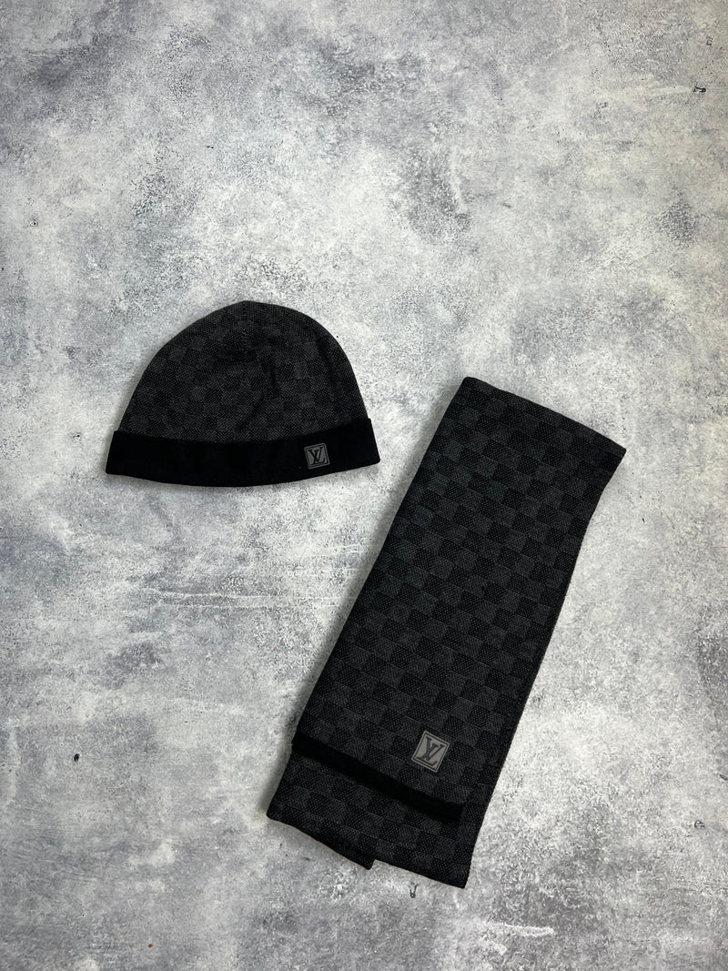 Louis Vuitton black beanie scarf set – MrBreckz Limited