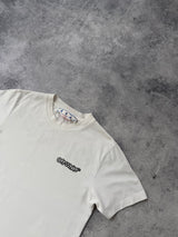 Off-white blur logo white tee