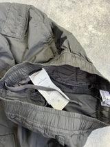 Stone island charcoal grey cuffed cargo trousers
