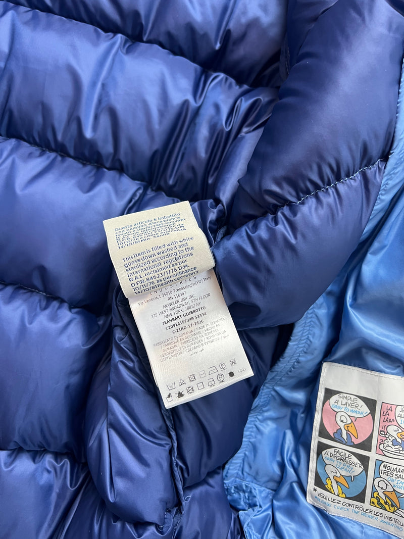 Moncler Jeanbart giubbotto light blue jacket