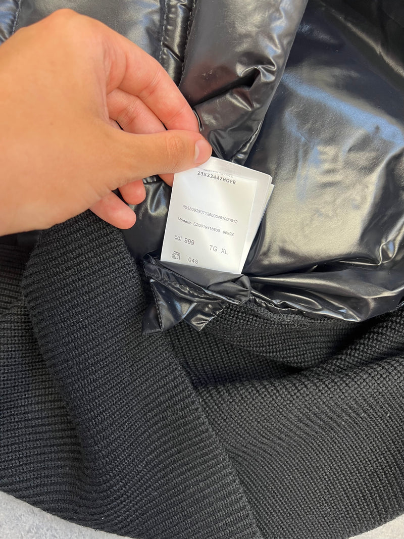 Moncler black Hybrid tricot cardigan