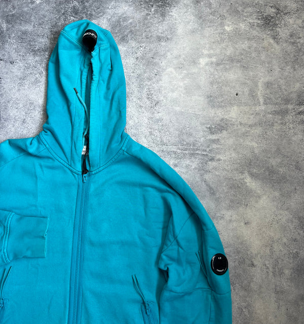 CP company blue full zip hoodie