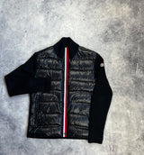 Moncler black Hybrid tricot cardigan