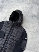 Moncler navy tricot cardigan