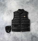 Moncler black GUI gilet