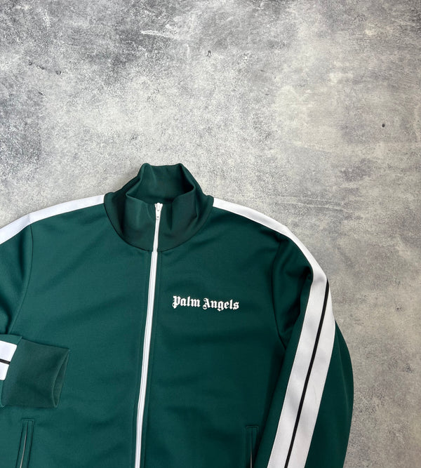 Palm angels dark green track jacket