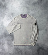 Stone island 2018 hand sprayed two tone knit jumper