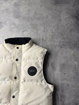 Canada Goose weiße Garson Weste Black Label