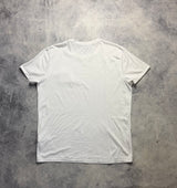 Moncler white double logo tee