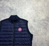 Canada goose navy Hybridge knit gilet