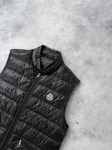 Moncler black GUI gilet
