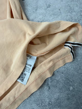Stone island peach polo shirt