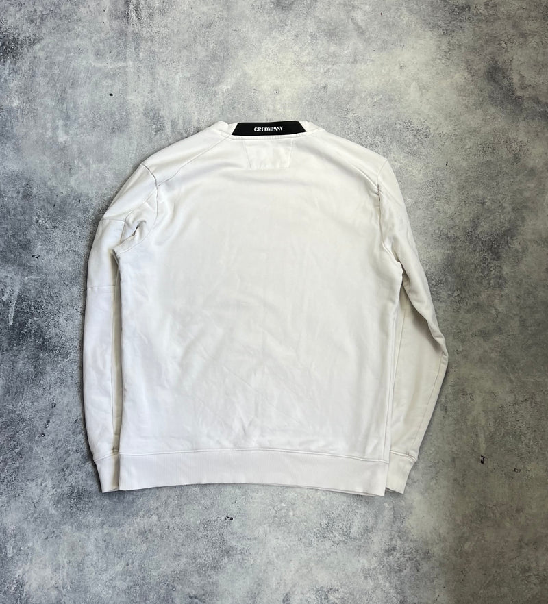 CP company white jumper
