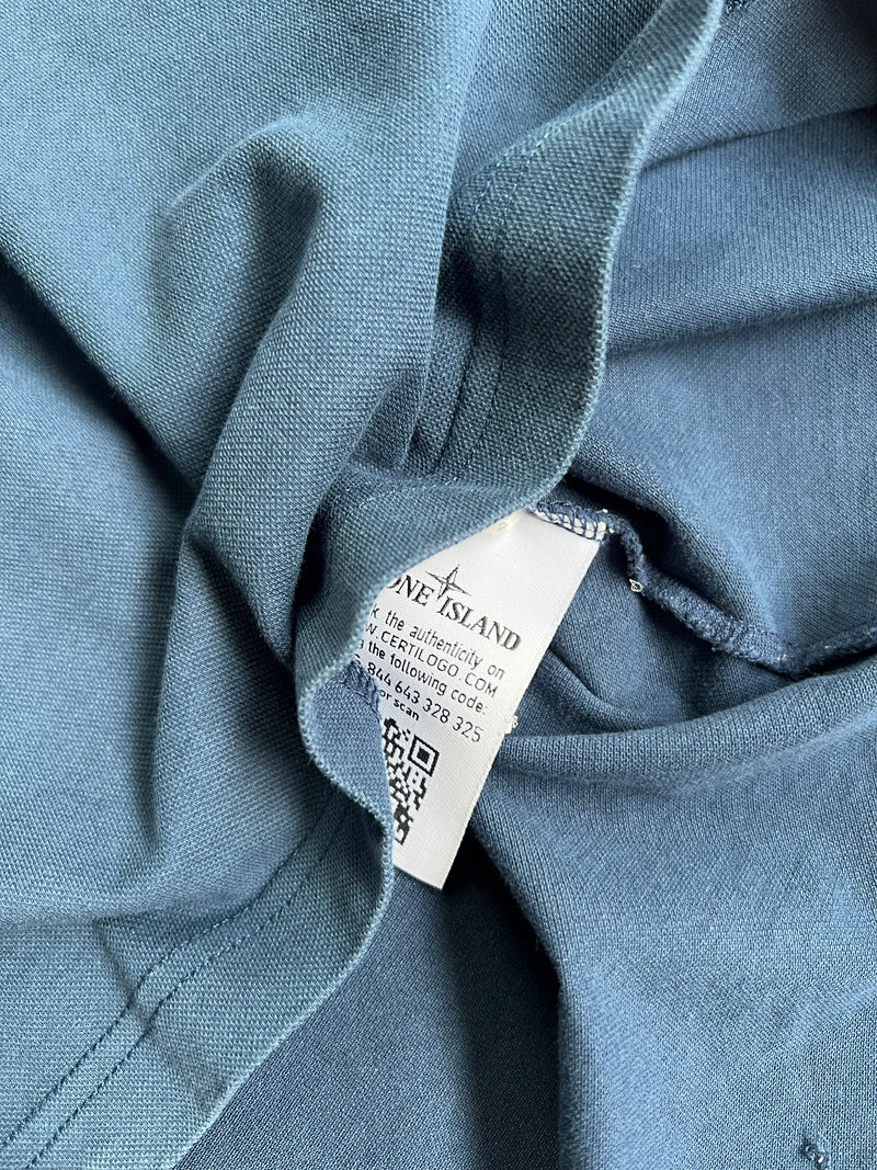 Stone island 2019 navy blue polo shirt