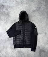 Moncler navy tricot cardigan