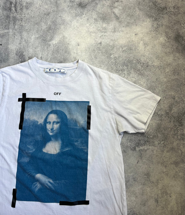Off-white Mona Lisa white tee