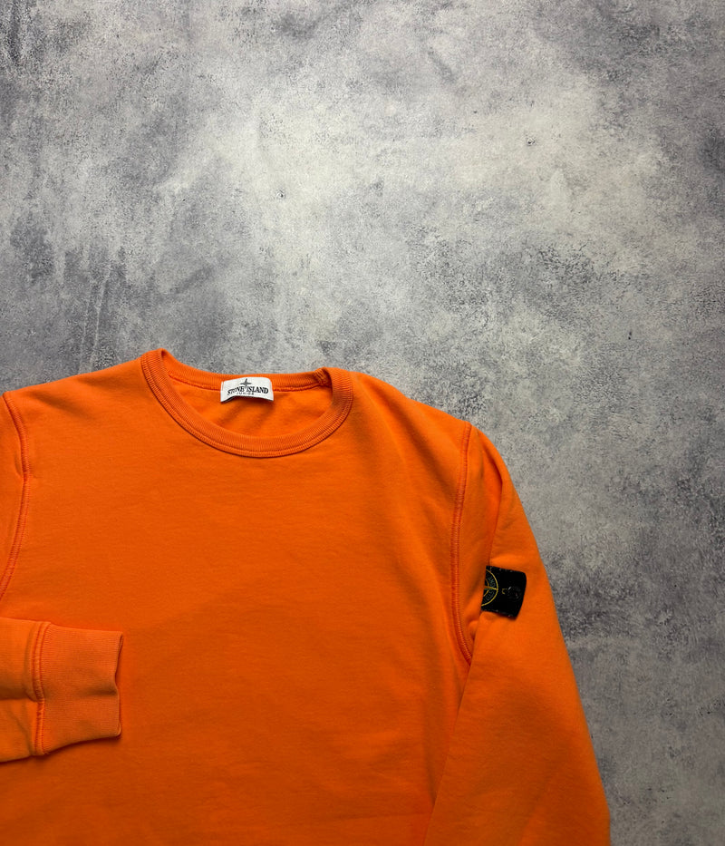 Stone island JUNIOR orange jumper