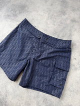 Dior navy oblique swim shorts
