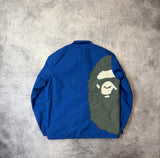 Bape giant ape head track jacket blue FW22