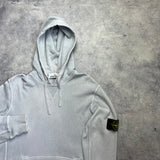 Stone island 2017 light grey pullover hoodie